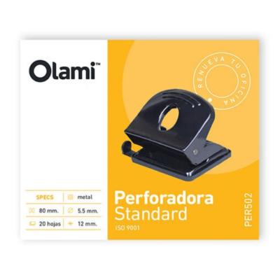 PERFORADORA OLAMI 20 HOJAS - PER502 - 80MM