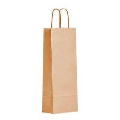 BOLSA REGALO BRP. ZAFIRO BOTELLA 14 X 08 X 40 CM MADERA	