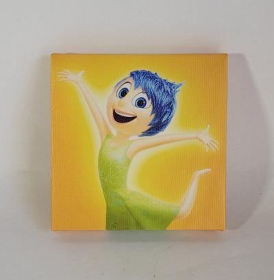 CANVAS INFANTIL PELICULA INTENSAMENTE EMOCIONES 15CM X 15CM