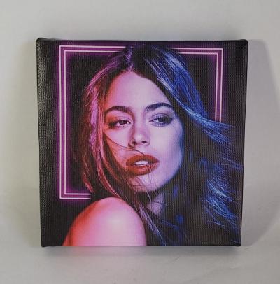 CANVAS PERSONAJE TINI STOESSEL 18.5CM X 18.5CM