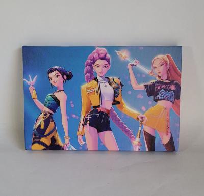 CANVAS INFANTIL PELICULA LAS GUERRERAS K-POP 20CM X 30CM