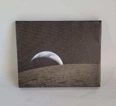 CANVAS LUNA / TIERRA 20CM X 25CM